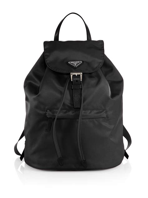 black prada mini backpack|prada nylon tote bag small.